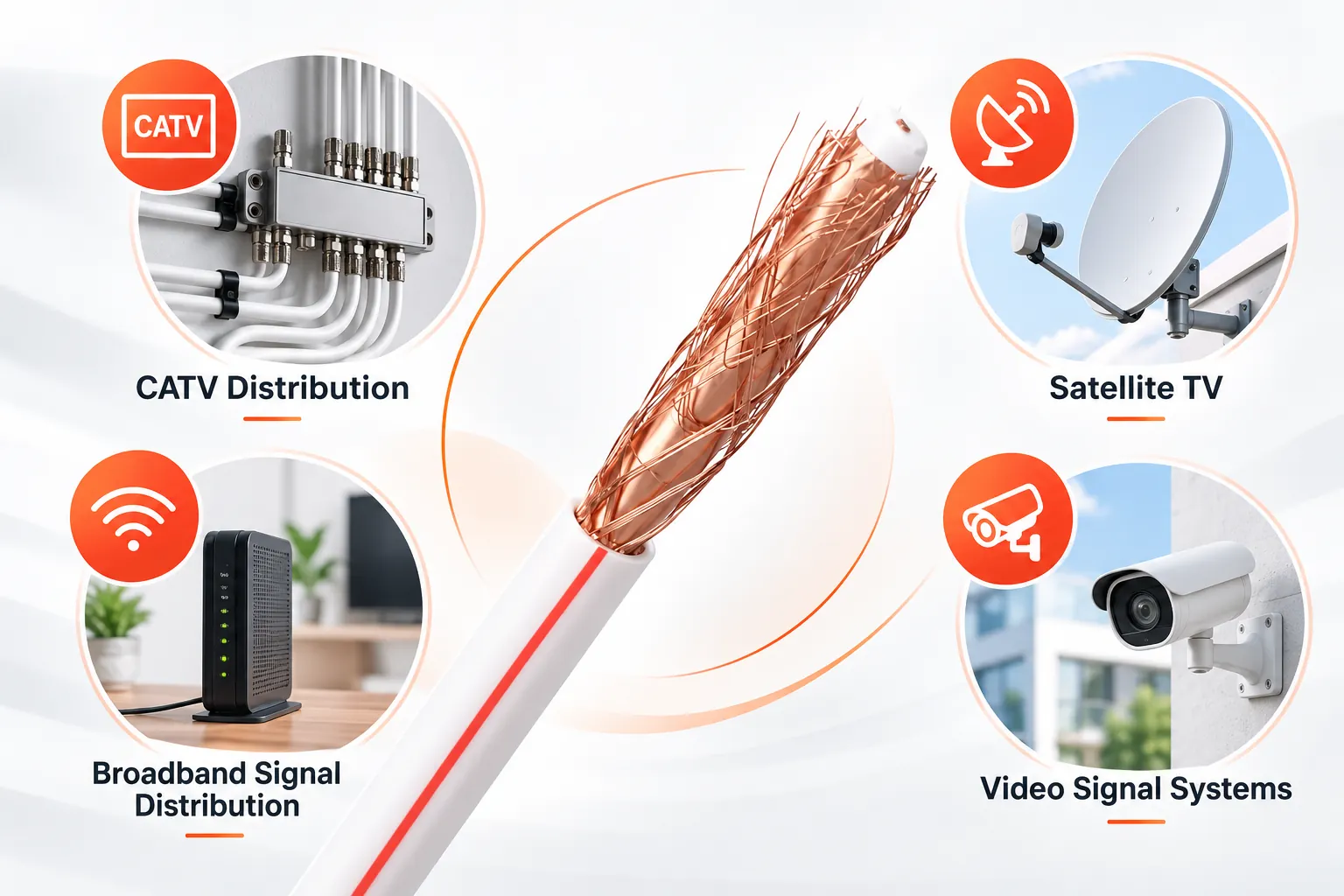 Typical Applications of RG6 Coaxial Cable