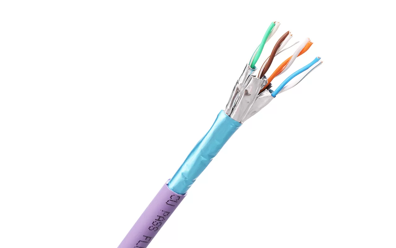 F/FTP Shielded CAT6A Lan Cable